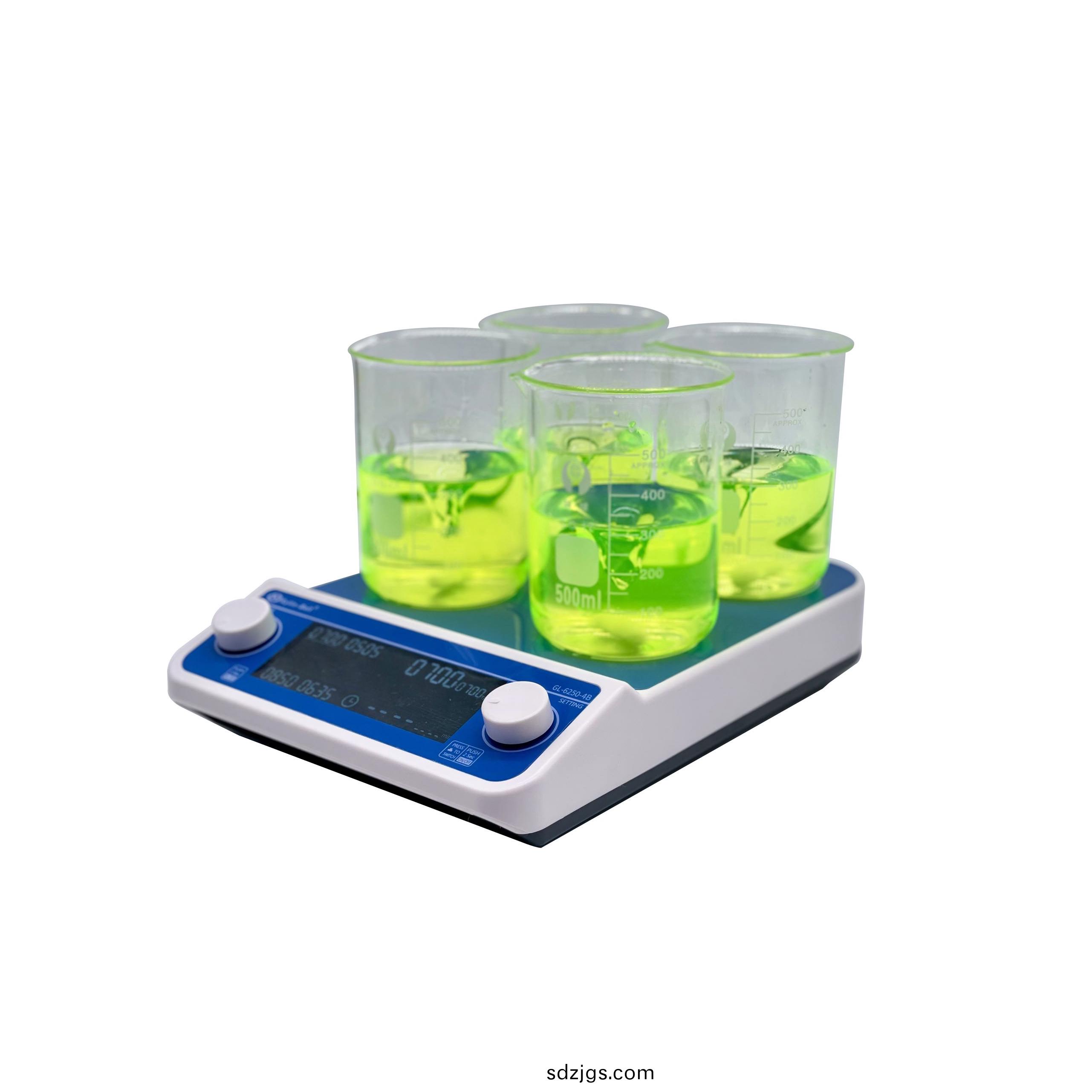 多聯(lián)磁力(li)攪拌(ban)器GL-6250-4B